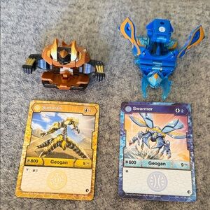 Bakugan Geogan Rising Surturan and Swarmer Set